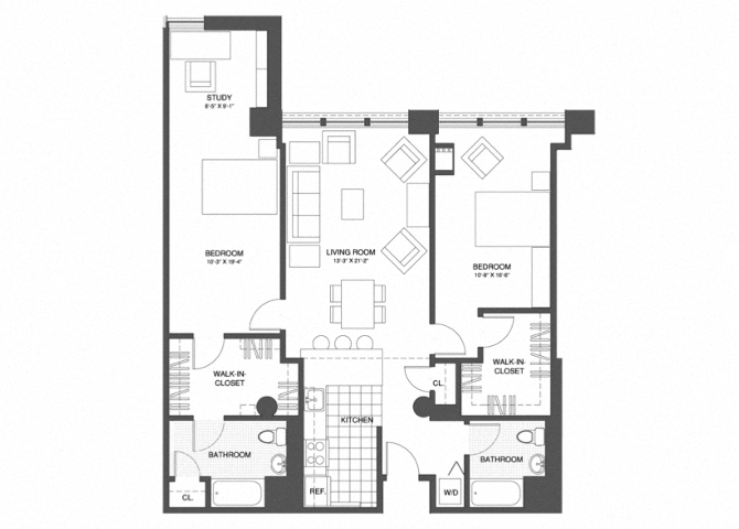 2 Bed/2 Bath