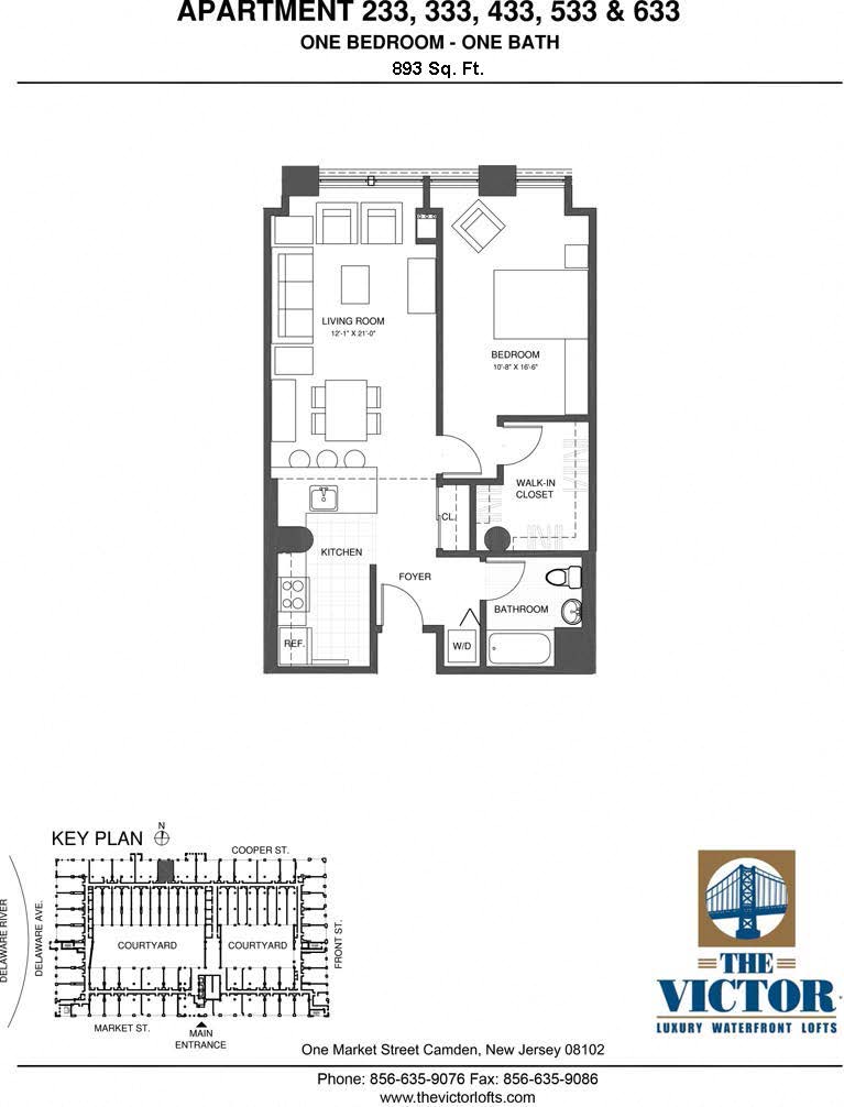 1 Bed/1 Bath