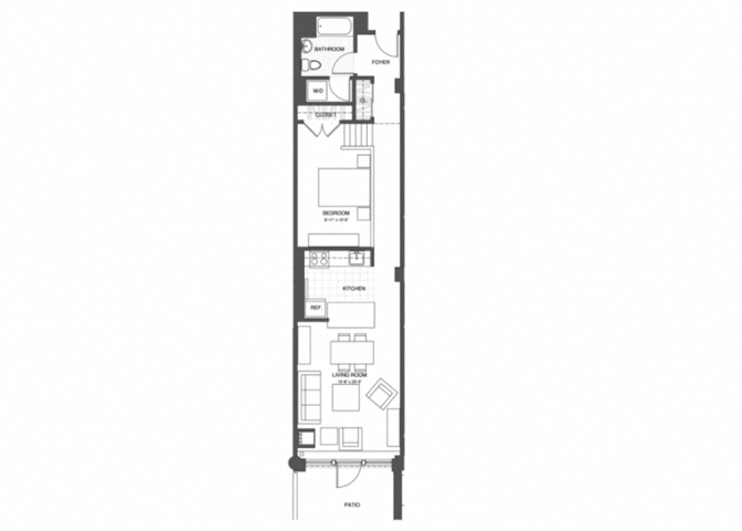 1 Bed/1 Bath