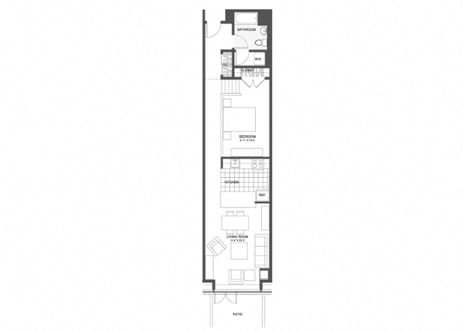 1 Bed/1 Bath