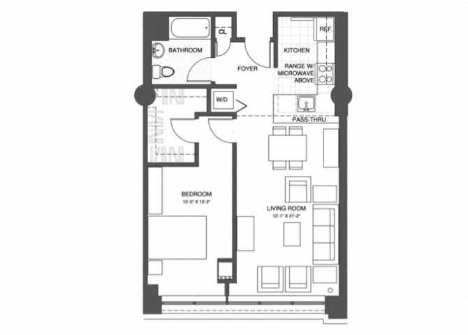1 Bed/1 Bath