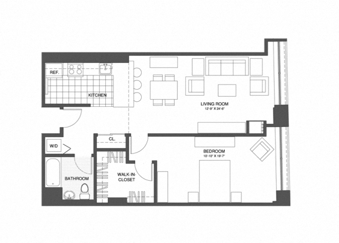 1 Bed/1 Bath