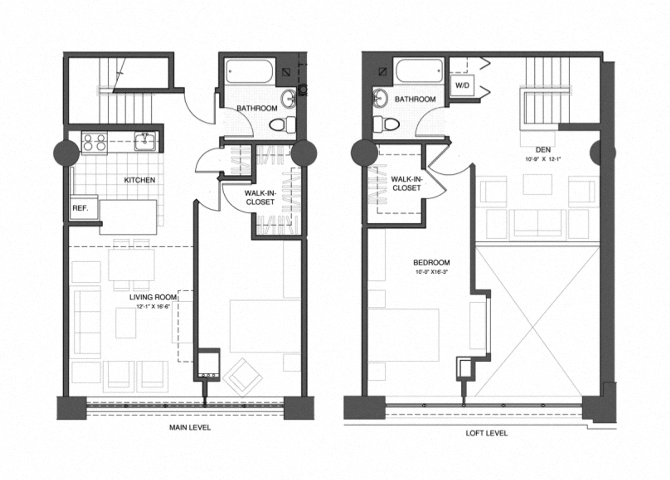 2 Bed/2 Bath Den