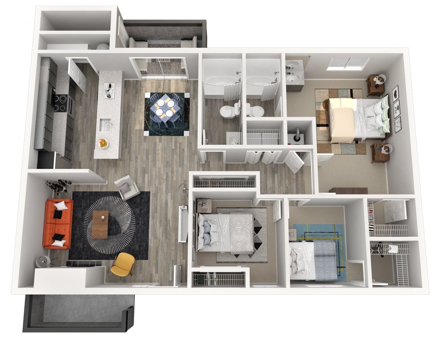 Apartment Floor Plans and Layouts Villas At Green Valley Apartments