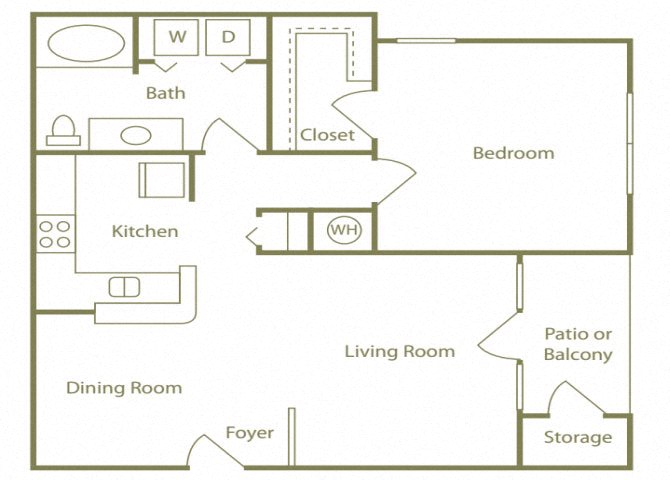 The Chastain Floor Plan at Charlestowne, Georgia, 30144