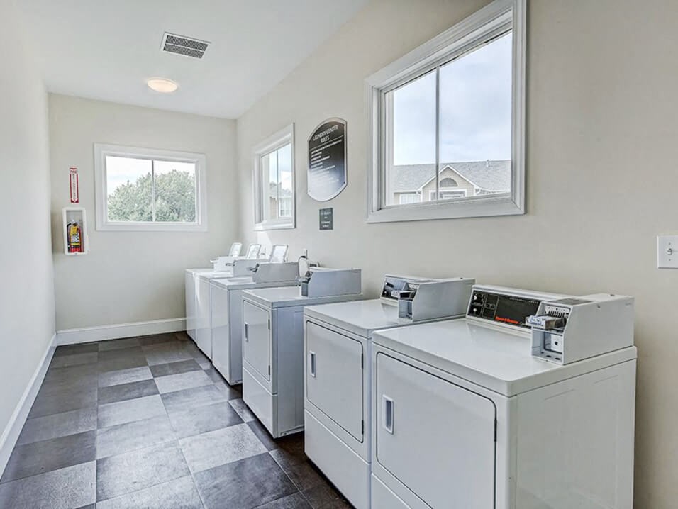 Laundry Center at apartment complex