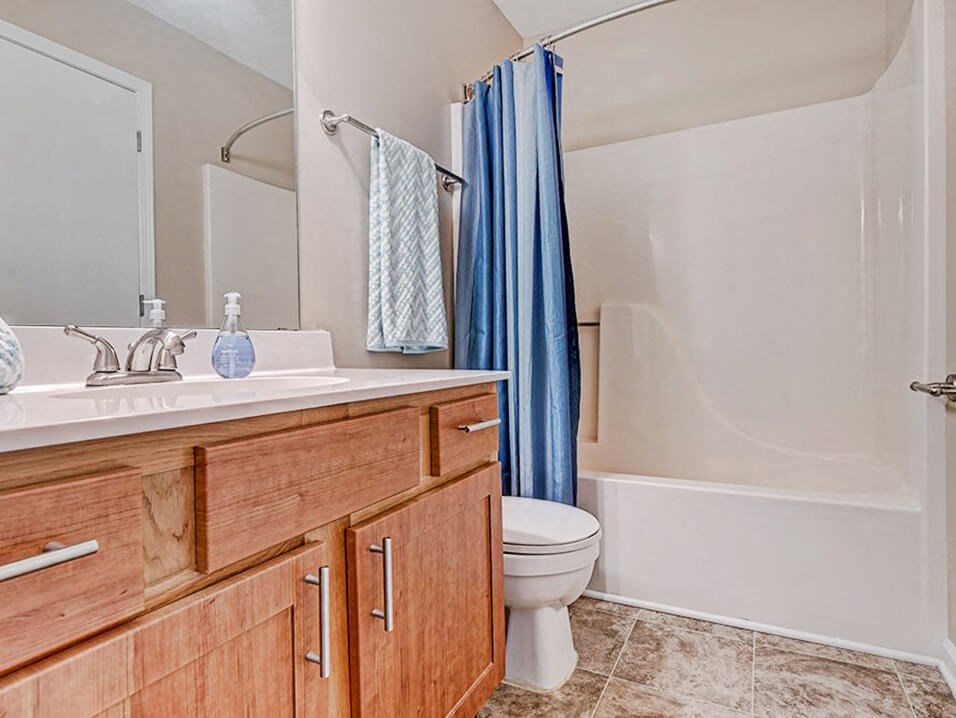 Apartment Bathroom with Shower