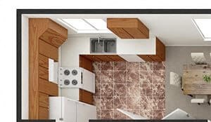 floor plan of 3 bedroom townhouse