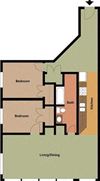 2BR 1BA