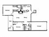 2 Bed 2 Bath Floor Plan 2 Bed 2 Bath Floor Plan at Deer Run Apartments, Brown Deer, WI