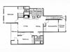 3 Bed 2 Bath Floor Plan 3 Bed 2 Bath Floor Plan at Deer Run Apartments, Brown Deer