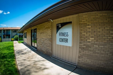 Carriage Park Apartments Fitness Center Signage