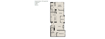 2 Bedrooms, 2 Bathrooms