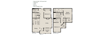3 Bedrooms, 3 Bathrooms