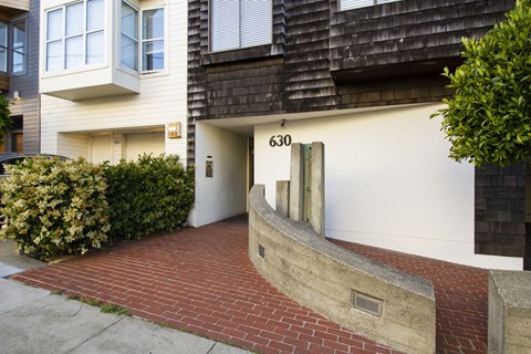 A white house with the number 630 on the front.