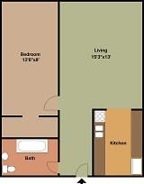 1 Bed 1 Bath