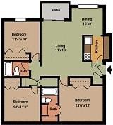 3 Bed 2 Bath