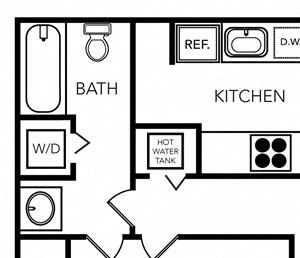 1 Bedroom 1 Bathroom