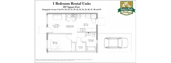1 Bedroom, 1 Bathroom