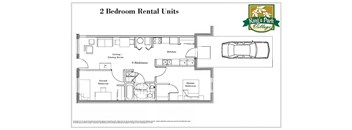 2 Bedrooms, 1 Bathroom