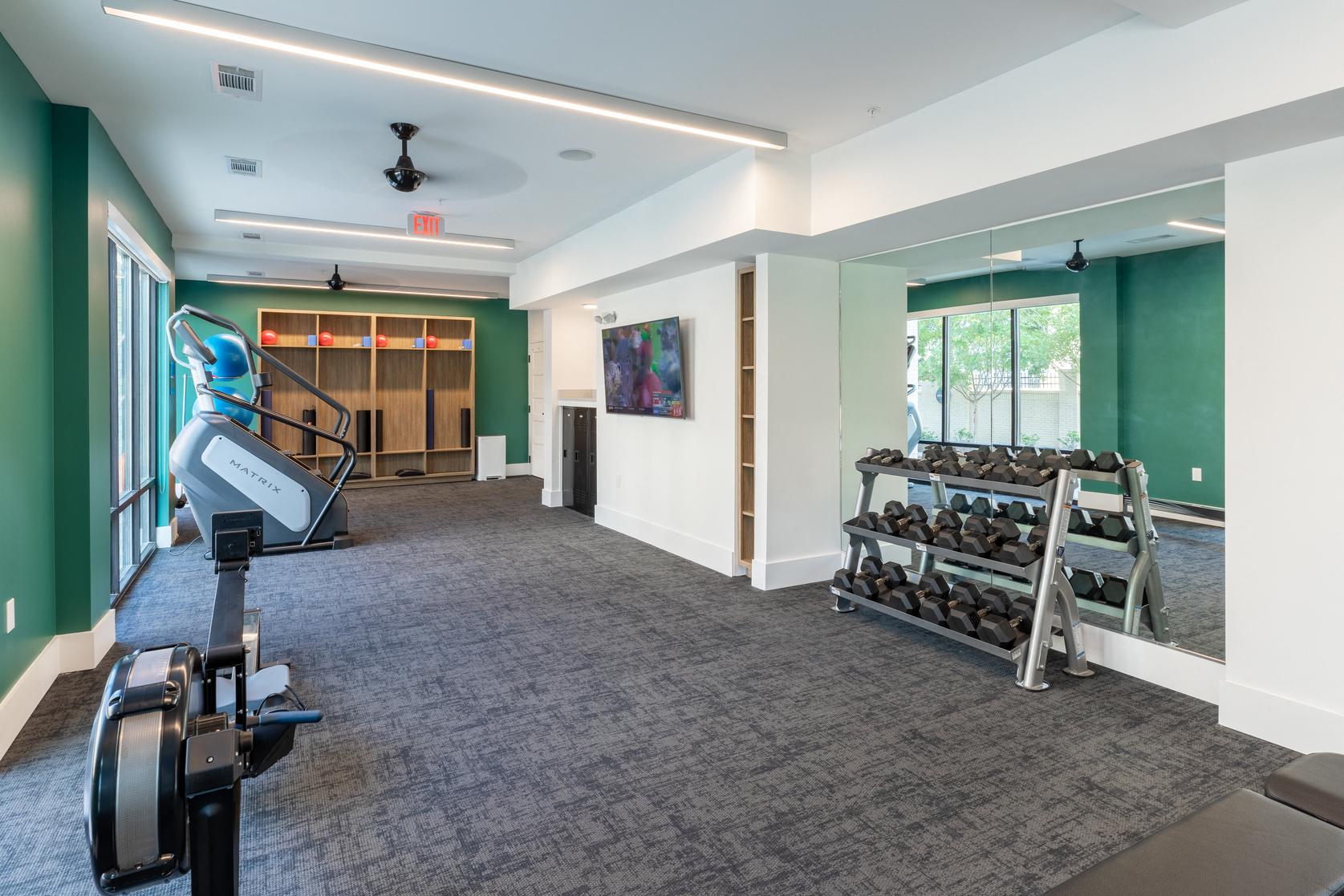 the preserve at ballantyne commons fitness room