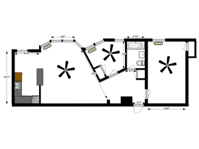 The Abby Apartments Two Bedroom A The Abby Apartments Two Bedroom A Floor Plan