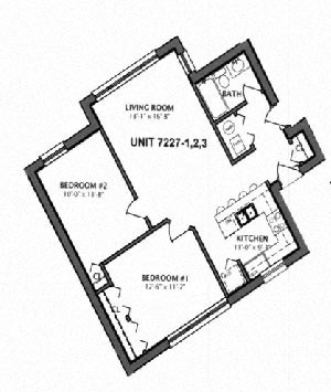 2 Bedroom | 1 Bath (C12)