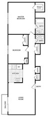 2 Bed 2 Bath A