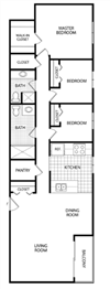 3 Bed 2 Bath A