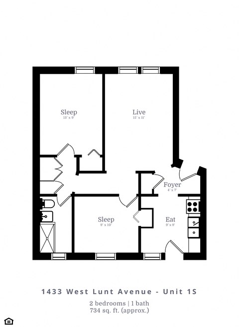 1433-45 W. Lunt Ave. Studio-3 Beds Apartment for Rent - Photo Gallery 16