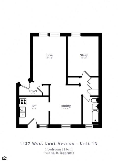 1433-45 W. Lunt Ave. Studio-3 Beds Apartment for Rent - Photo Gallery 10