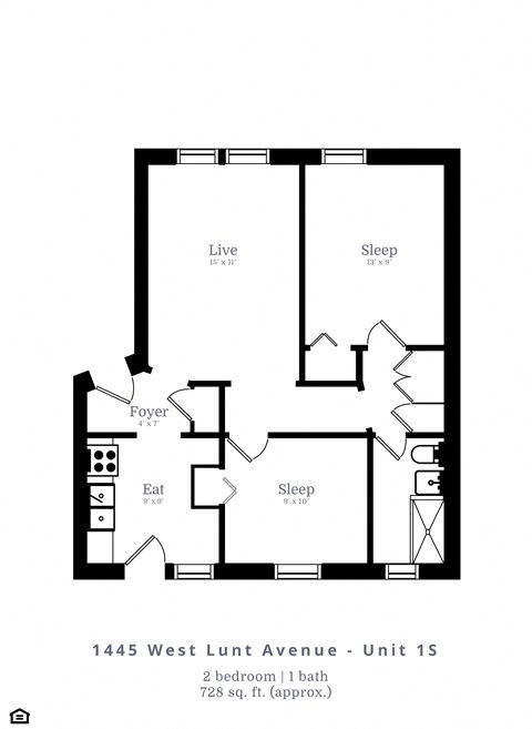 1433-45 W. Lunt Ave. Studio-3 Beds Apartment for Rent - Photo Gallery 15