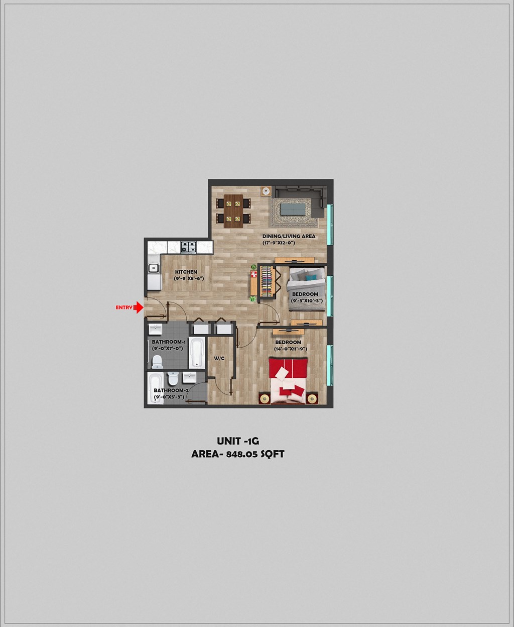 the unit 86 floor plan