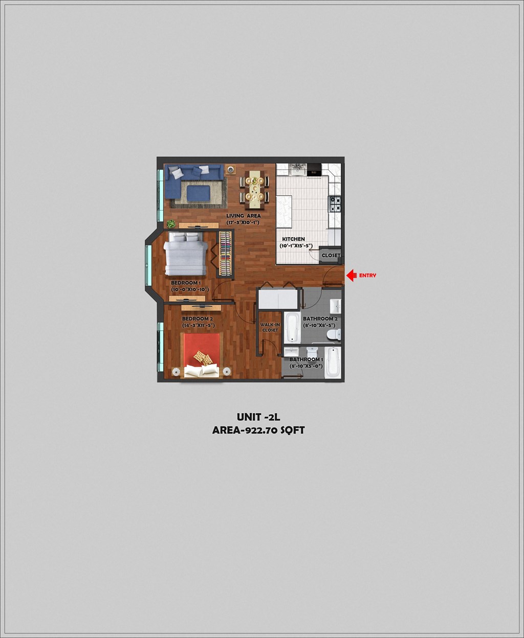 4u unit a floor plan
