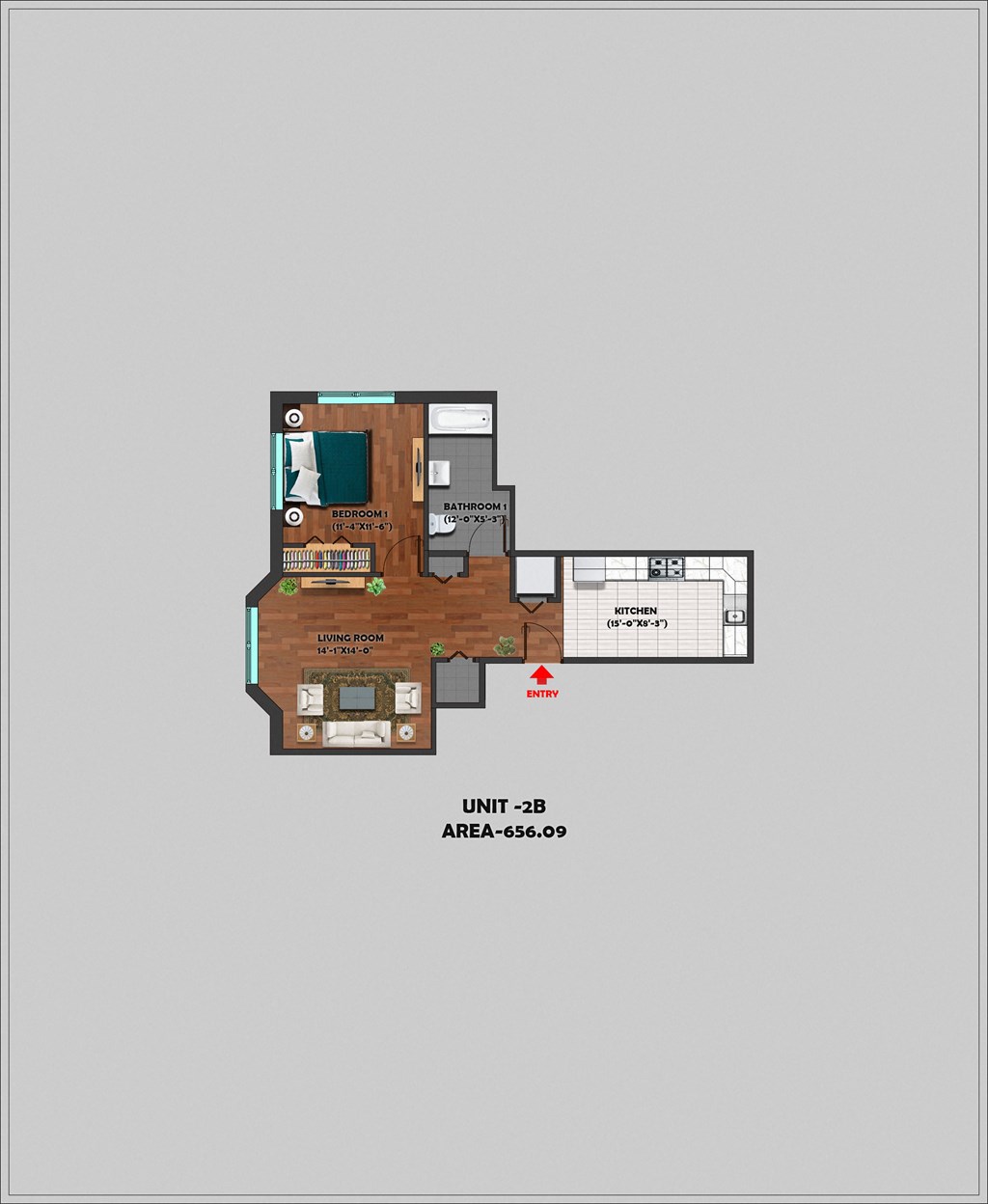 a floor plan of a unit with floor plans of different floors