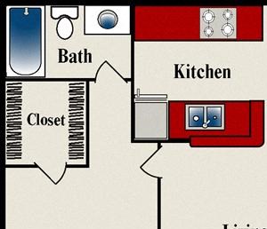 Two Bed Two Bath