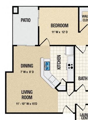 1 Bed 1 Bath