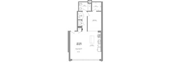 1 Bedroom - 1 Bathroom Loft
