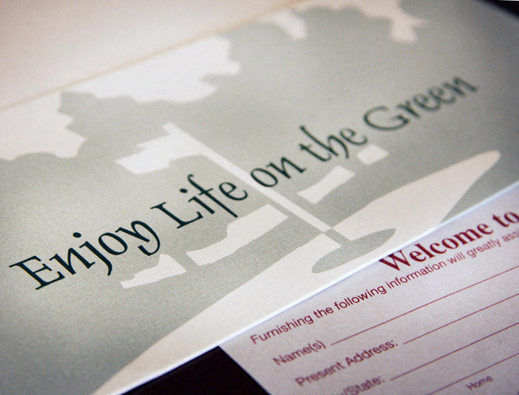 a piece of paper with the words enjoy life on the grow  and a knife