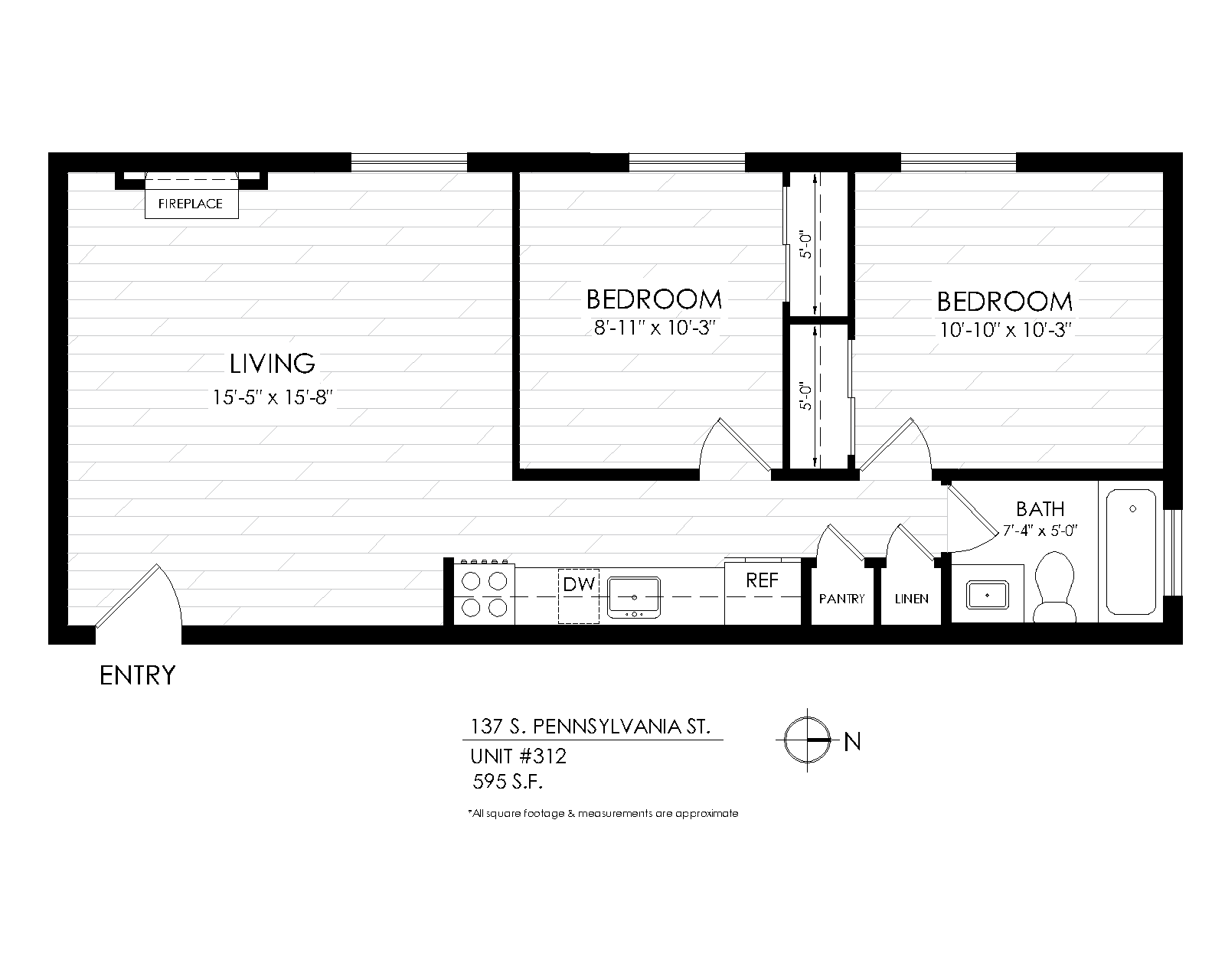 2 Bedroom for rent in Denver