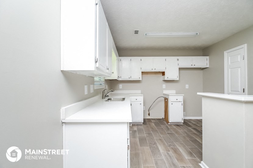 the kitchen is clean and ready to be remodeled