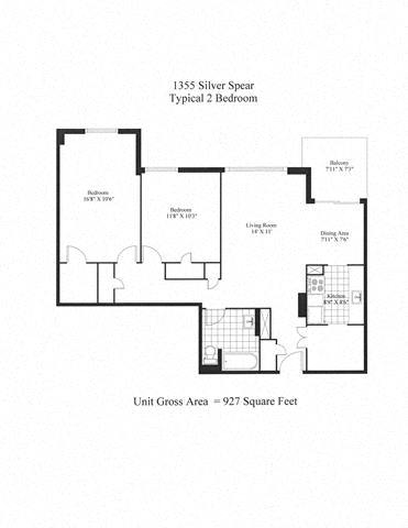 Silver Spear 2 Bedroom A