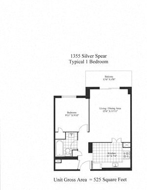Silver Spear 1 Bedroom A Silver Spear 1 Bedroom A