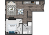 1 bedroom1 bathroom Floor plan U 1 bedroom1 bathroom Floor plan U at Maple View Flats, Washington