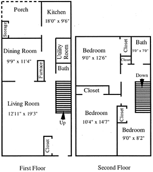 South Pointe  3bd/1.5ba Townhouse