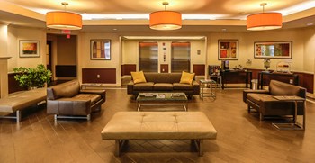 Lounge with lights and decor Lounge with lights and decor at The Grays on Pennsylvania, Washington - Photo Gallery 6
