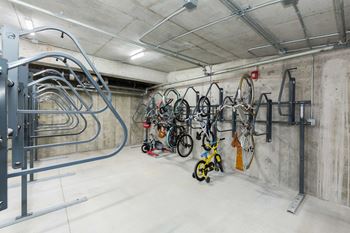 Bike Room at 28 Austin, Massachusetts