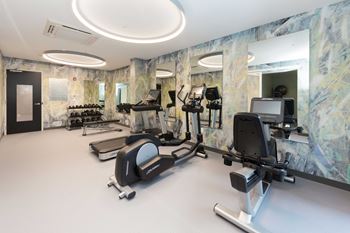 Fitness Center With Modern Equipment at 28 Austin, Massachusetts, 02460