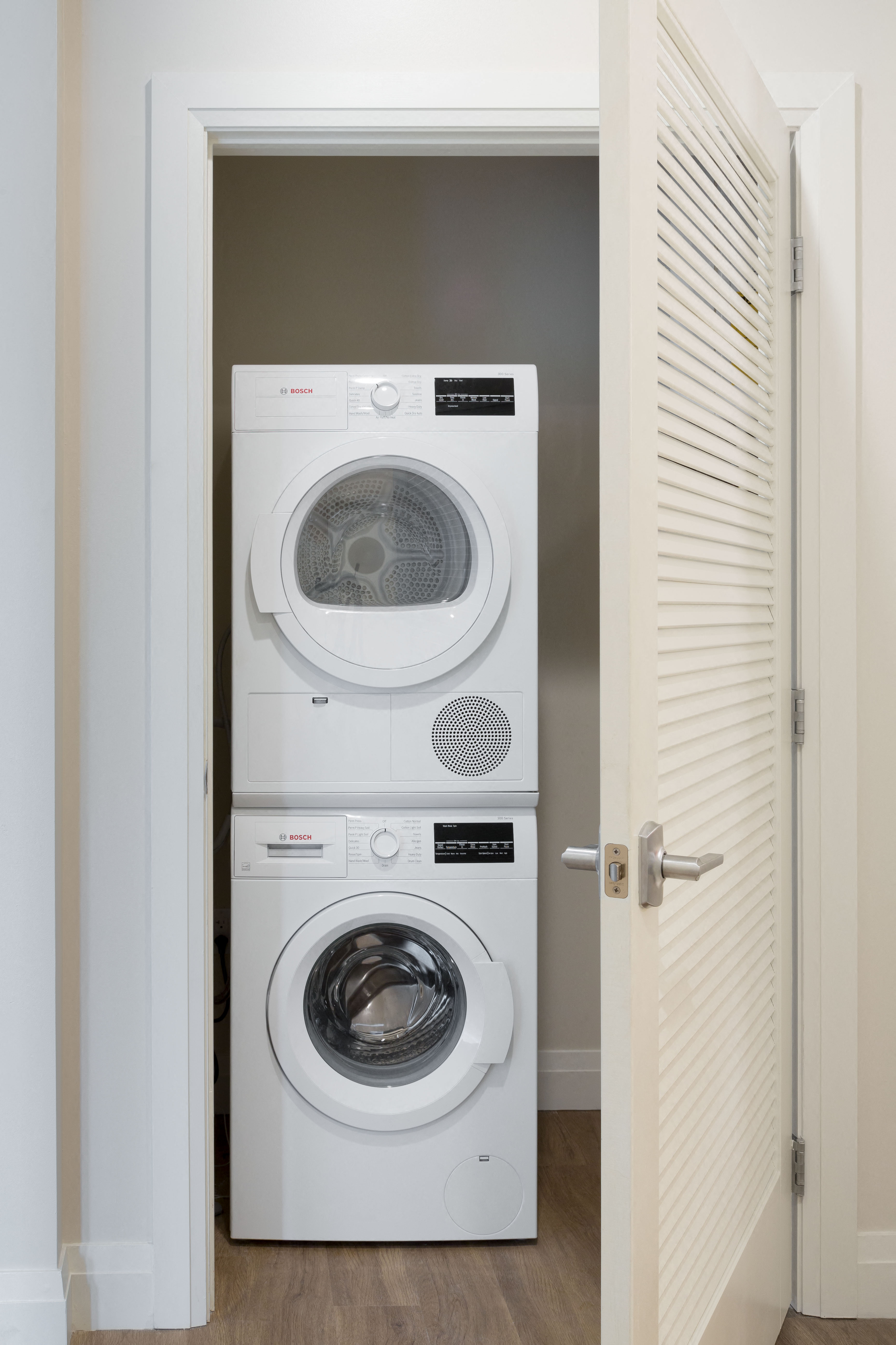 In-suite Bosch washer and dryers - 28 Austin in Newton, MA