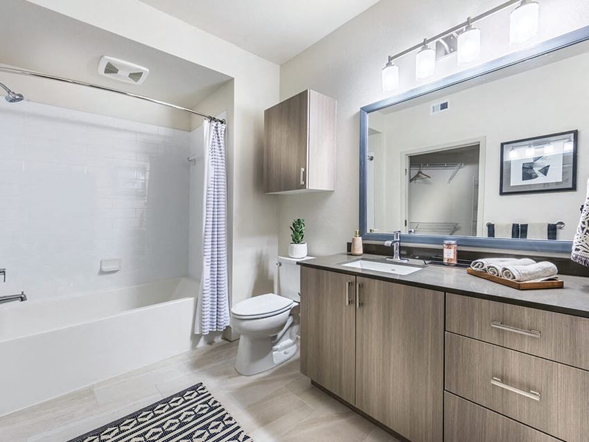 Model Two Bedroom Varietal Design Package Bathroom at The Braydon Apartments in Napa CA - Photo Gallery